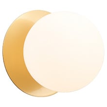 Lassie Opal Frosted Glass Warm White LED Outdoor Wall Light